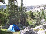 Campsite at Holy Cross
