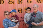 Grandma Barb and Grandpa Ashley with the boys