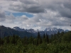 On our way home, we took a detour, driving about 20 miles east on the Denali Highway (the gravel road in the picture).  We got one last look at Mount McKinley poking above the clouds in the center of the picture.
