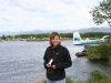 Lara at the Float Plane Airport