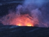 Lava bubbling in the Kiluea Crater