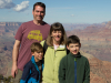 Family photo on the South Rim