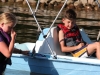 Trolling around the lake