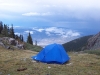 Hail Still Melting Around the Tent