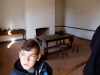 Evan ready to tour George Washington's mansion