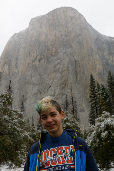 Evan at El Cap