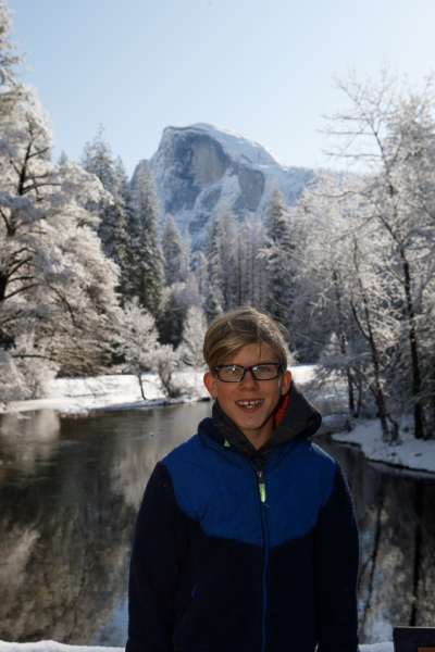 Alex at Half Dome