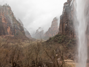 Zion canyon from Weeping Rock