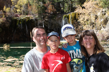Family at Hanging Lake