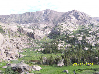 View from Fall Creek Pass