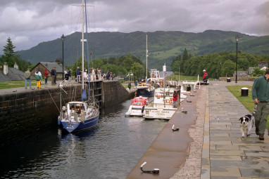 Lock on the Caledonian Canal
