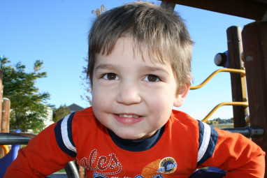 Evan at the playground