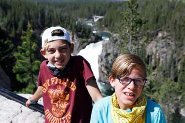 Boys at the Falls