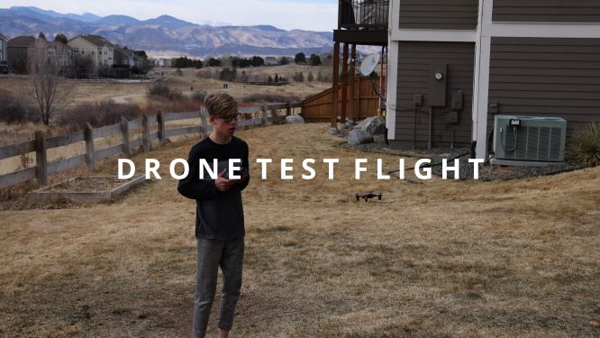 Drone Test Flight