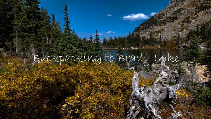 Backpacking to Brady Lake