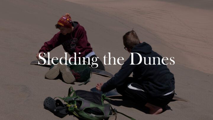 Sledding the Dunes